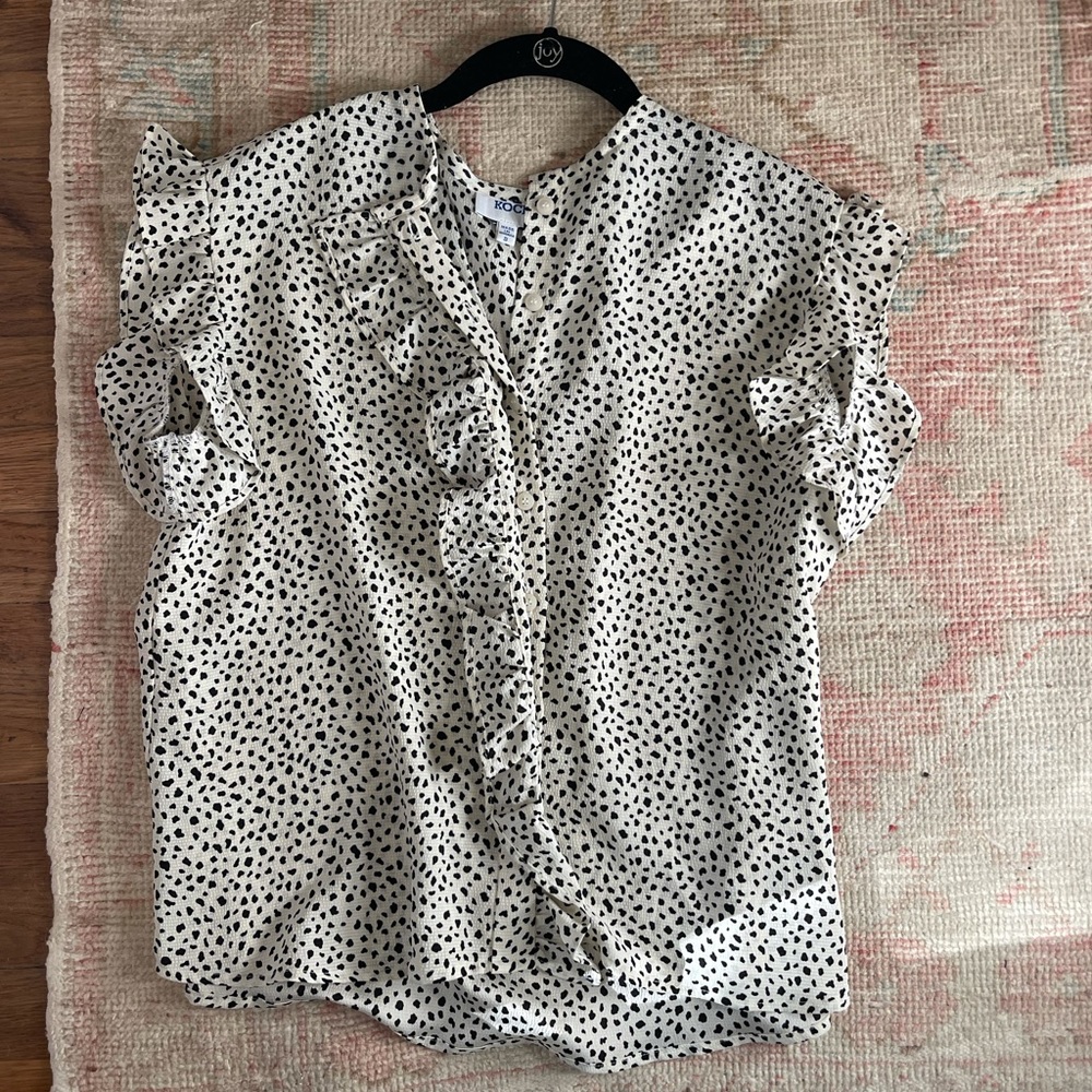 KOCH ruffle top